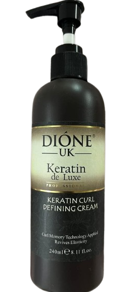 DIONE UK Curl Care Curly Hair Cream 240ml – Define & Nourish Curls
