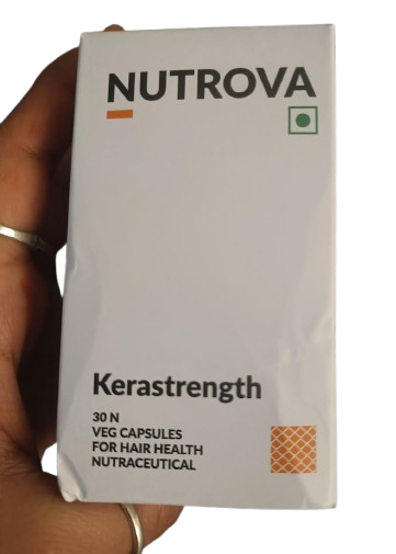 NUTROVA Kerastrength For Unisex (60 Capsules – Pack of 2) – Advanced Hair & Nail Nutrition