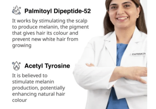 Cureskin Anti Grey Hair Serum: Natural Solution to Premature Greying