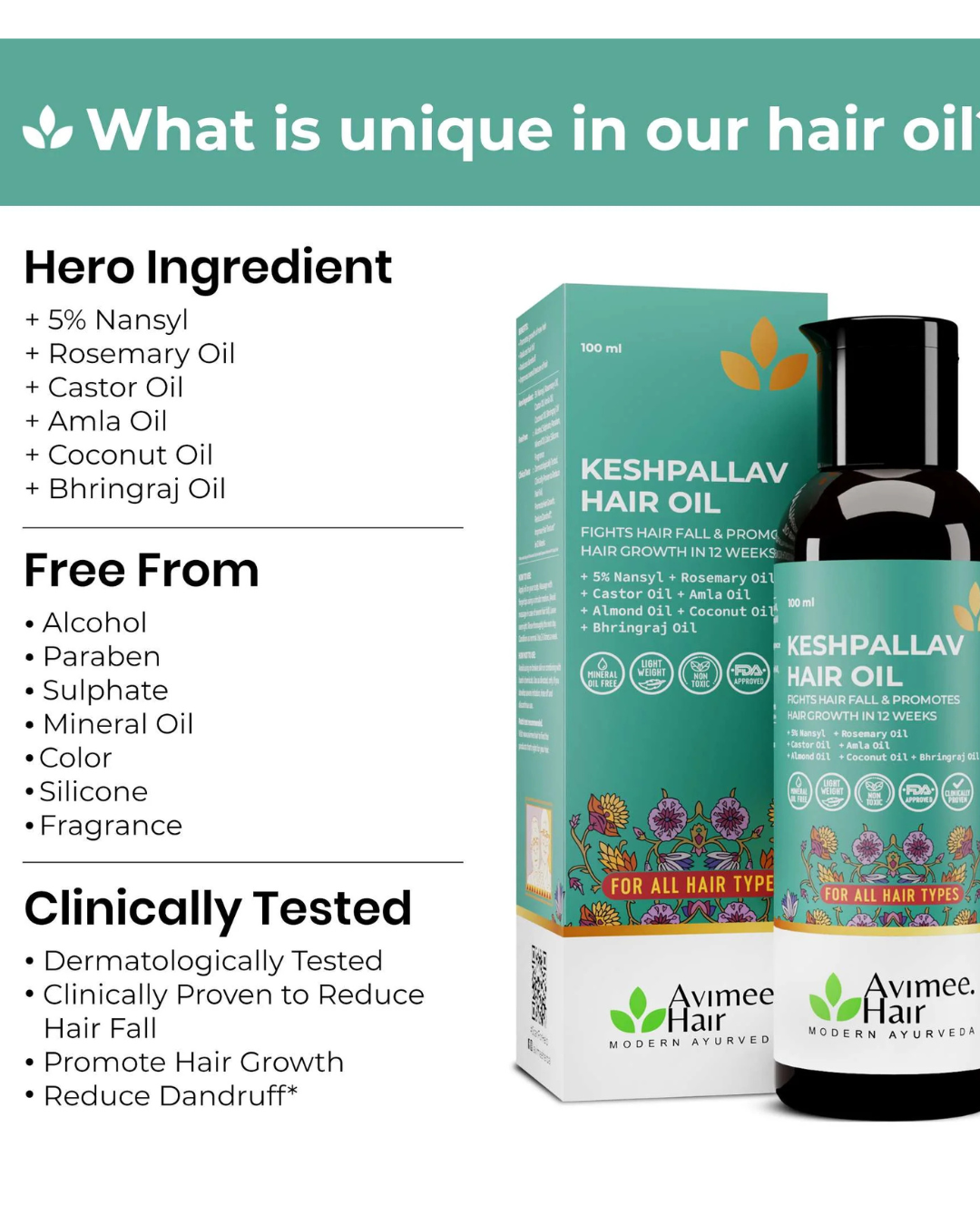 You are currently viewing Avimee Herbal Keshpallav Hair Oil Review: Benefits, Ingredients & How to Use