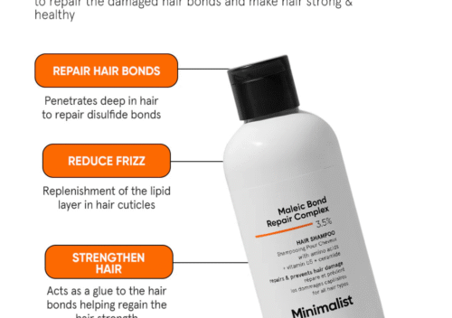 Minimalist Bond Repair Shampoo: Strengthen & Repair Damaged Hair Effectively