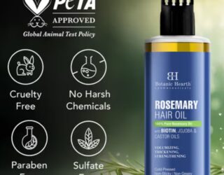 Botanic Hearth 100% Pure Rosemary Oil for Hair Growth – Nourish Your Scalp Naturally