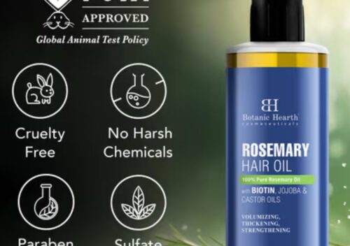 Botanic Hearth 100% Pure Rosemary Oil for Hair Growth – Nourish Your Scalp Naturally