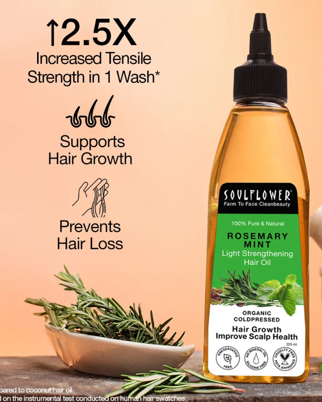 You are currently viewing Soulflower Rosemary Mint Light Hair Oil – Naturally Nourished, Refreshingly Healthy Hair