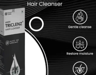 Triclenz Hair Cleanser/Sulphate-free Shampoo For Thicker And Fuller Hair, 250ml – Gentle Volume-Boosting Formula