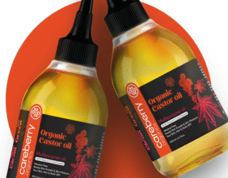 Careberry Cold Pressed Castor Oil – Pure Nourishment for Hair, Skin & Brows