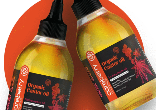 Careberry Cold Pressed Castor Oil – Pure Nourishment for Hair, Skin & Brows