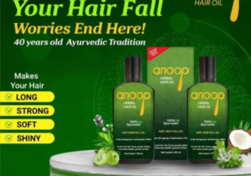 Anoop Herbal Hair Oil – 100 ML: Ayurvedic Solution for Stronger, Healthier Hair