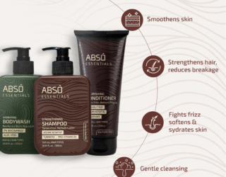 ABSO ESSENTIALS Strengthening Shampoo – Gentle Yet Powerful Hair Strength Solution