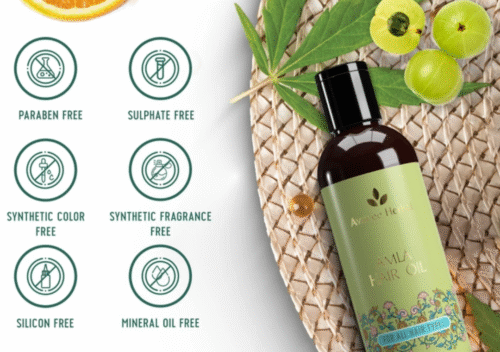 Avimee Herbal Keshpallav Amla Hair Oil – Nature’s Secret to Long, Lustrous Hair