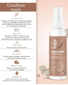 Read more about the article BAKE Rosemary Oil Hair Growth Serum Spray – A Natural Remedy for Hair Fall & Thinning
