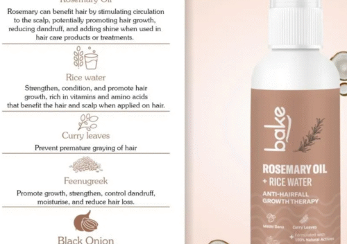 BAKE Rosemary Oil Hair Growth Serum Spray – A Natural Remedy for Hair Fall & Thinning