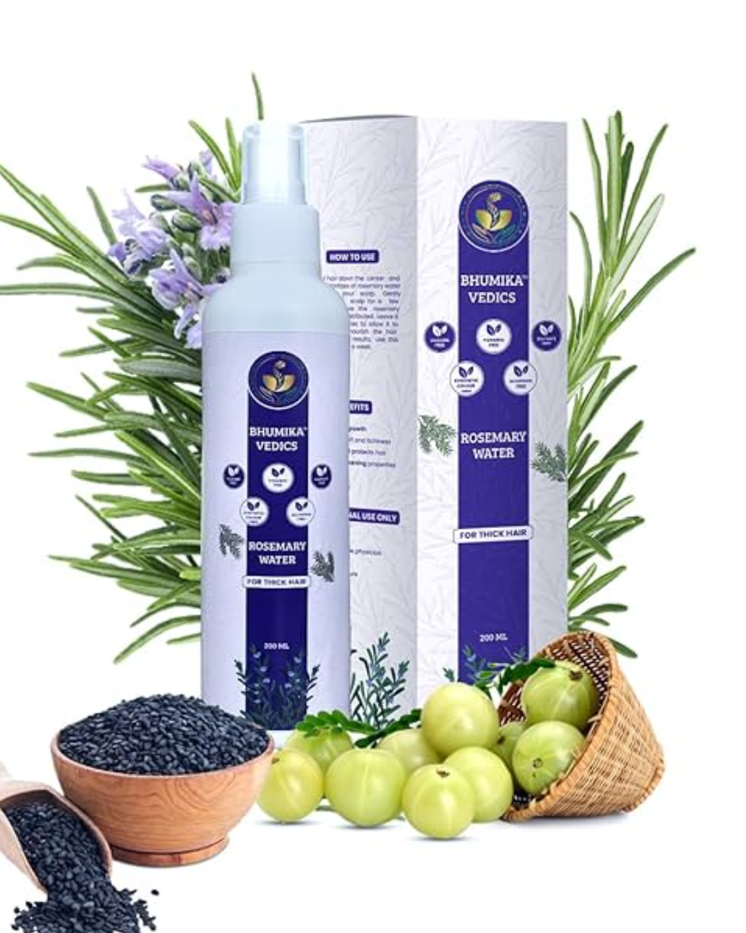 You are currently viewing BHUMIKA VEDICS Rosemary Water Spray – Revitalize Your Hair Naturally