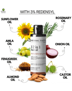 Read more about the article Herbal Tatva 12-in-1 Hair Oil – Ayurvedic Power for Hair Regrowth & Strength