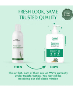 Read more about the article Aravi Organic Rosemary Anti-Hairfall Shampoo – Nature’s Answer to Hair Fall Problems
