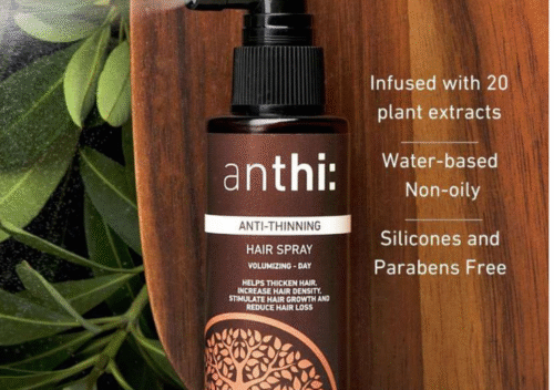 anthi Anti-Hair Thinning Hair Spray – Natural Support for Thicker, Fuller Hair