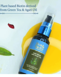 Read more about the article Blue Nectar Green Tea Hair Serum for Dry Frizzy Hair – Ayurvedic Shine & Smoothness