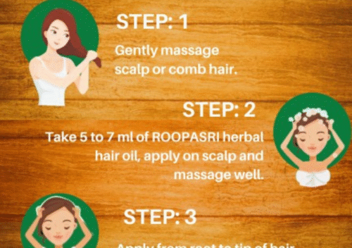 Roopasri Herbal Hair Oil for Men & Women – Herbal Care for Strong & Shiny Hair