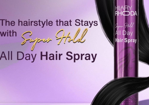 Hilary Rhoda Super Hold All Day Hair Spray – Lock Your Look in Place All Day