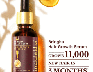 Indulekha Bringha Hair Growth Treatment Scalp Serum – Ayurvedic Solution for Hair Regrowth