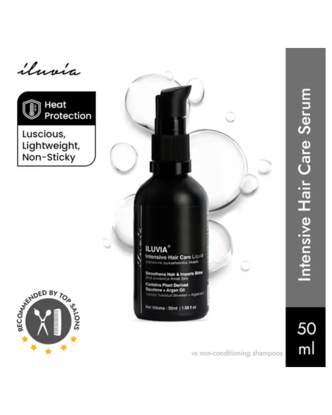 You are currently viewing iluvia Professional Intensive Haircare Liquid Hair Serum – Smooth, Shine & Shield in Every Drop
