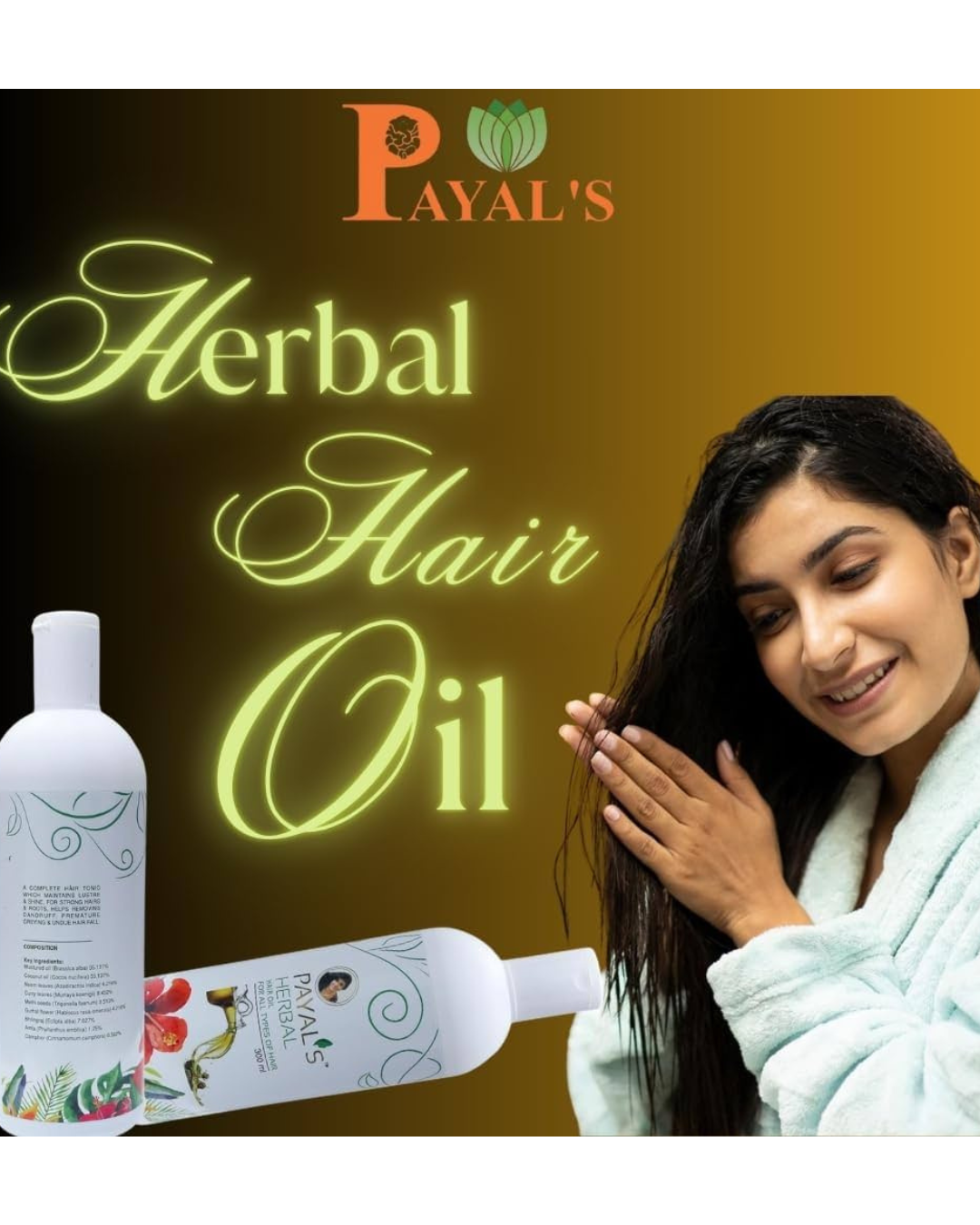 You are currently viewing Payals Herbal Hair Oil For Men & Women – Nature’s Complete Hair Care Solution