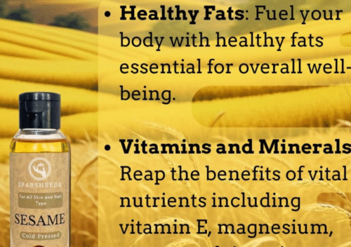 Buy Pure Sparshveda Sesame (Gingelly) Oil – Cold Pressed & Chemical Free
