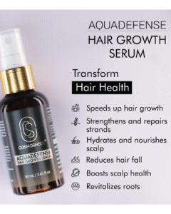 Read more about the article Cosmosheer Aquadefense Hair Fall Control Serum – For Stronger, Fuller Hair