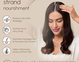 Wellwith by Ayuzera Sea Buckthorn Berry Hair Oil 100ml – Revitalize Scalp & Repair Hair Naturally