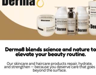 DERMA8 Protein Shampoo 250ml – Advanced Hair Strengthening Formula