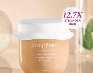 DOT & KEY Pea Peptide Strengthening Hair Mask – Strength & Shine in Every Strand