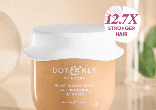 DOT & KEY Pea Peptide Strengthening Hair Mask – Strength & Shine in Every Strand