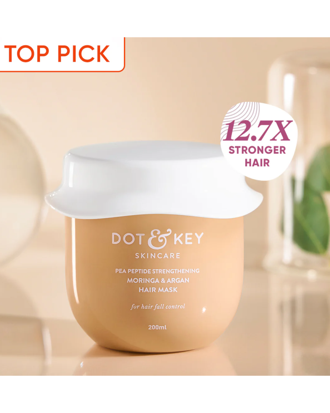 You are currently viewing DOT & KEY Pea Peptide Strengthening Hair Mask – Strength & Shine in Every Strand