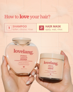 Read more about the article lovelang Peach + Biotin Hair Mask – Deeply Nourish & Rebuild Hair from Root to Tip
