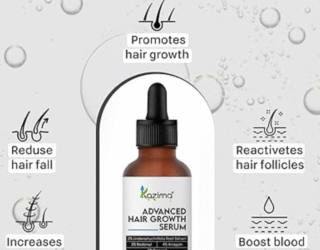 KAZIMA Advanced Hair Growth Serum – Unlock Thicker, Healthier Hair Naturally