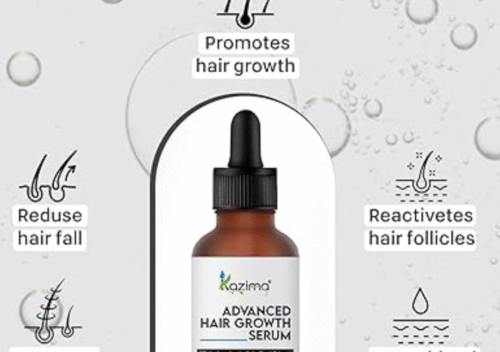 KAZIMA Advanced Hair Growth Serum – Unlock Thicker, Healthier Hair Naturally