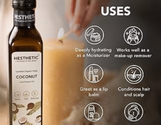 HESTHETIC Premium Cold Pressed Castor Oil – Pure Care for Hair, Skin & Health