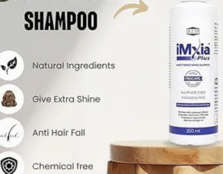 KLM iMxia Plus Hair Strengthening Shampoo – Advanced Formula for Hair Fall Control