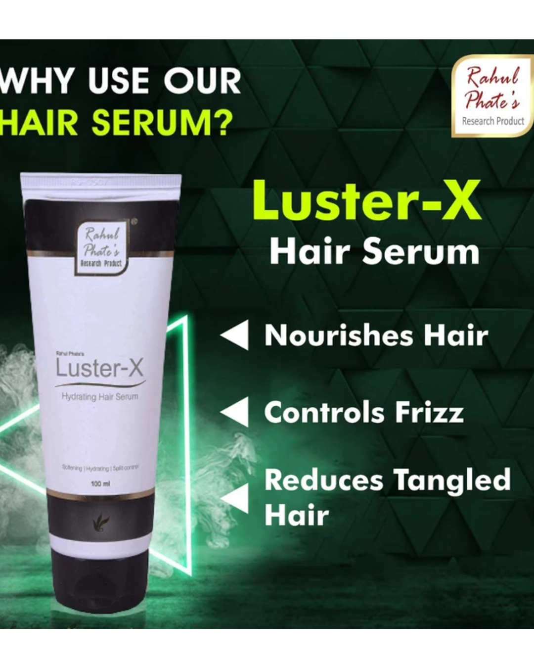 You are currently viewing Rahul Phate’s Luster-X Hydrating Hair Serum – Advanced Hydration for Soft, Smooth, and Shiny Hair