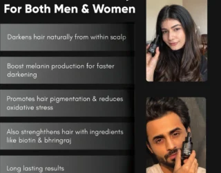 Masofta Anti Grey Hair Darkening Serum – Natural Solution to Restore Hair Color