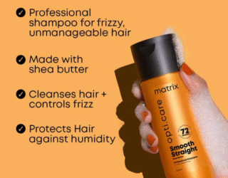 MATRIX Opti.Care Smooth Straight Professional Serum – Tame Frizz & Smoothen Hair Instantly