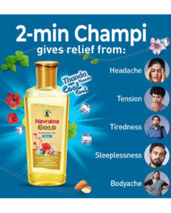 Read more about the article Navratna Gold Ayurvedic Oil – Premium Cooling & Nourishing Herbal Oil