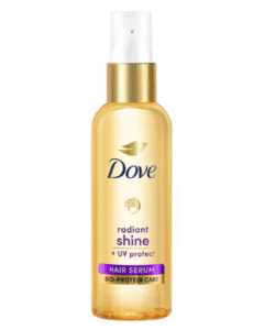 Read more about the article Dove Radiant Shine + UV Protect Hair Serum – For Glossy, UV-Shielded Hair Every Day