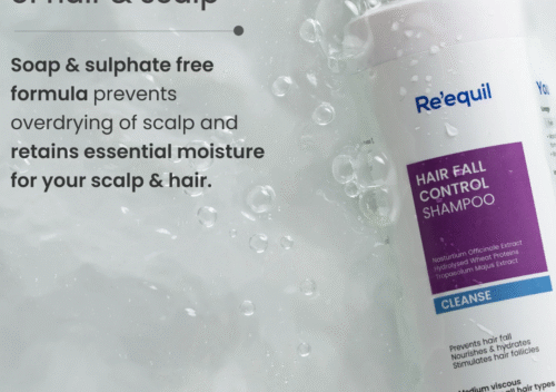 RE’ EQUIL Hair Fall Control Shampoo – Sulfate-Free Anti-Hair Fall Solution for Stronger Roots