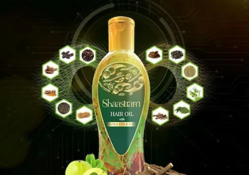 Shaastram Amla & Mulethi Herbal Hair Oil – For Strong, Healthy & Nourished Hair
