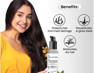 The Skin Story Anti-Frizz Hair Serum – Your Solution to Frizz-Free, Glossy Hair