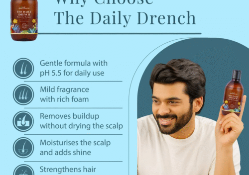 Satthwa Daily Drench – Everyday Mild Shampoo for Gentle Hair Care