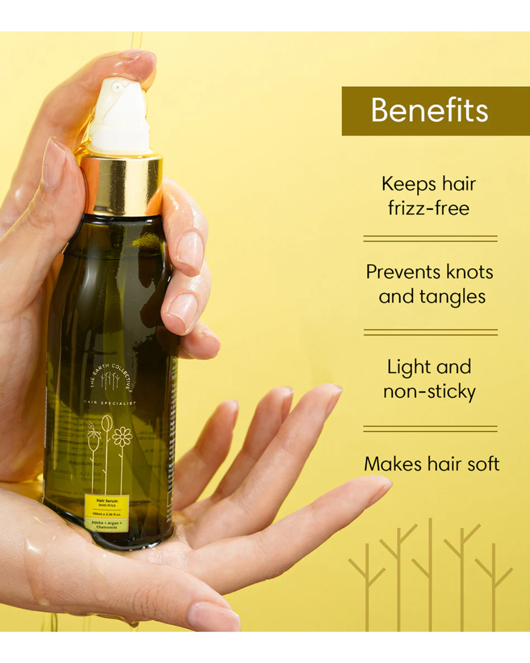You are currently viewing The Earth Collective Anti-frizz Hair Serum – A Botanical Solution for Frizzy Hair