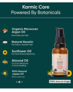 Read more about the article KARMIC BEAUTY Repairing Hair Serum for Smooth, Repaired & Frizz-Free Hair