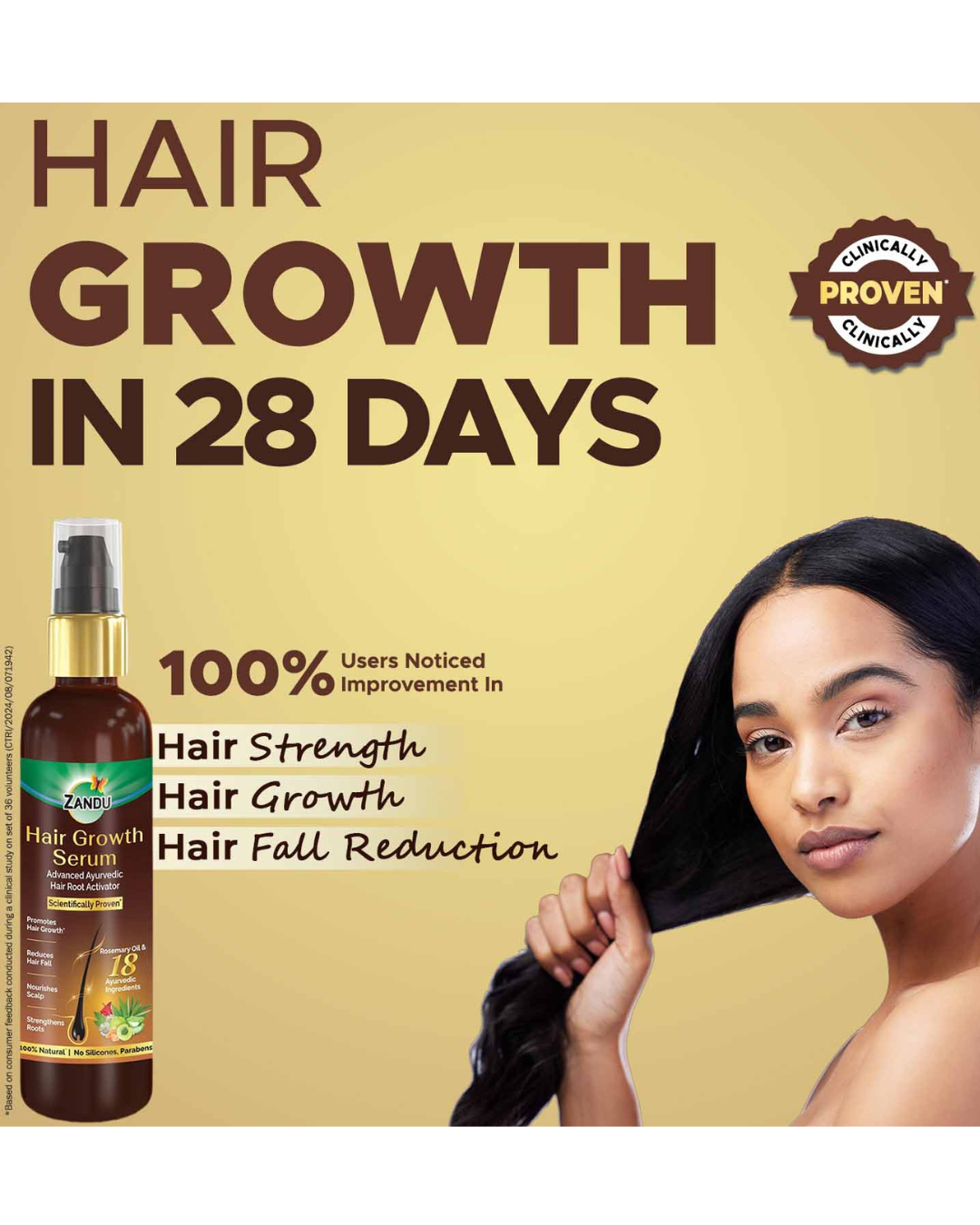 You are currently viewing Zandu Hair Growth Serum – Herbal Solution for Stronger, Thicker Hair